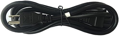 BYBON 3FT 18 AWG SJT 3 Prong Laptop NoteBook AC Power Cord NEMA 5-15P to C5,Black,UL Listed