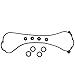 ECCPP New Valve Cover Gasket Set Fits for 1990-1998 Honda Accord Odyssey Prelude Isuzu Oasis 2.2L 2.3L F22A1 F22A4 F22A6 F22B2 F22B6 L4 SOHC
