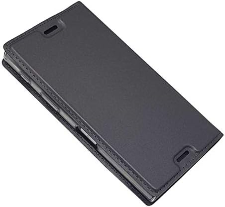 DENDICO SONY Xperia XZ2 Compact Wallet Case, Premium Ultra-Slim Flip Cover Magnetic Full Body Bumper Case with Kickstand and Card Slot - Rose Gold
