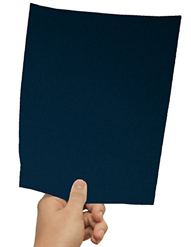 25 Dark Blue Linen 80# Cover Paper Sheets - 8.5" X 11" (8.5X11 Inches) Standard Letter|Flyer Size - 80 lb/pound Card Weight - Fine Linen Textured Finish - Deep Dye Quality Cardstock