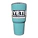 YETI Coolers Rambler Tumbler, Stainless Steel, 30oz, One Size (Teal Green)