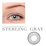 KFIAQ 5 Colors Eyes Color Contacts Lens Eyes Cosmetic Makeup Eye Shadow (gray)