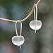 NOVICA Handmade Sterling Silver Drop Earrings | Modern Artisan Crafted Jewelry | Long French Hook Wire | Hypoallergenic Jewelry | Fair Trade Dangle | Indonesia 1.3
