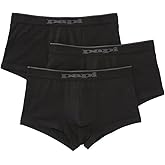 Papi Men's Stylish Brazilian Solid and Print Trunks (3-Pack of Men's Underwear)