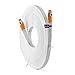 Flat Cable HDMI - 2.0 - High Speed HDMI Flat Wire, by Ultra Clarity - CL3 Rated - Audio Return Channel (ARC) 4K Ultra HD 2160p / Bandwidth up to 18Gbps / 3D HD 2 X 1080p Ready (25 feet 1-Pack)