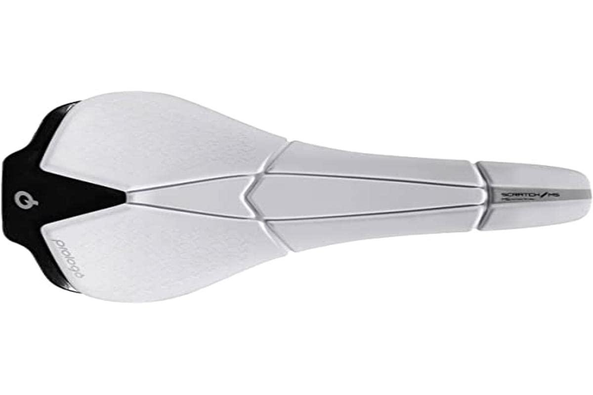 Prologo Scratch M5-Nack Unisex Adult Bike Saddle, White Black, 140