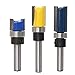 Wood Milling Cutter, DeSS 3Pcs/Set 1/4