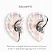 Acekool Bluetooth Headphones, Wireless Magnet Attraction In-Ear Earbuds Earphones Headset with Mic Microphone for Exercise (Cool Black)
