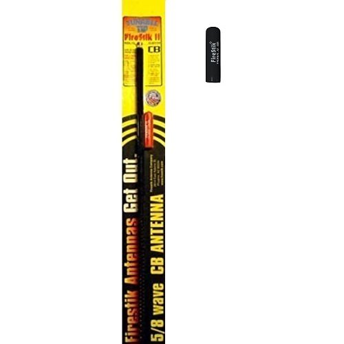 Firestik FS2-B ( 2`Foot ) FS Series Tunable Tip CB Antenna With Extra Black Tip