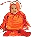 Mullins Square Lobster Baby Costume, Red, 6-18 Months