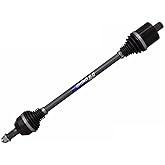SuperATV Heavy-Duty Rhino 2.0 Front Left Axle for Can Am Maverick X3 | Front Left Axle, 64 Inch Wide, 4340 Chromoly Steel Construction, Non Smart-Lok, See Fitment