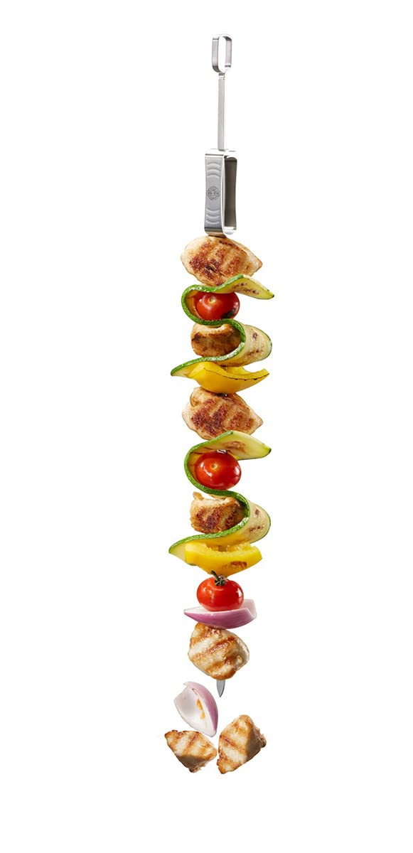 Gefu Barbecue Skewers, stainless steel, 45 x 7 x 10 cm