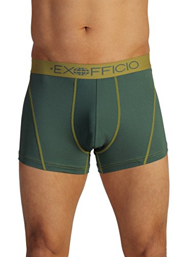 ExOfficio Men's Give-N-Go Sport Mesh 3'' Boxer Brief, Petrol, Medium