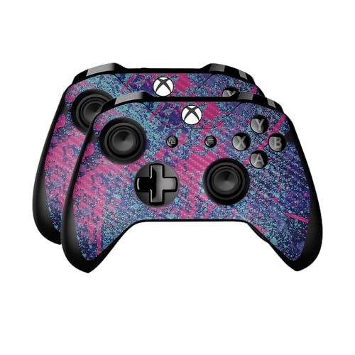 Carbon Fiber Skin Compatible with Microsoft Xbox One Controller (2 Pack) - Vibr…