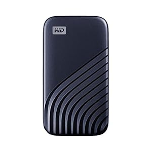 WD My Passport Portable SSD 1TB with NVMe Technology, USB-C, Read Speeds of up to 1050MB/s & Write Speeds of up to…