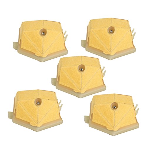 HIFROM(TM Replace 5 Pcs Air filter for Husqvarna 51 55 RANCHER Chainsaw Replace # 503 89 81-01 503898101