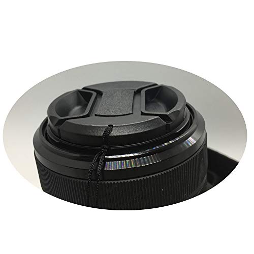 Fire-Rock 49mm Snap-On Front Lens Cap Cover Compatible for Canon M50 M100 With EF-M 15-45mm IS STM Lens / Sony RX1R NEX-7 With E 55-210mm SEL 18-55mm 35mm/f 1.8 Lens (2 PCS)