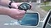 Clear Zone Blind Spot Mirror - Set of 2 w/Bonus Headlight Restoring Wipes - Original As Seen on TV