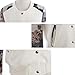 Hellomamma Women's Slim Fit Floral Print Baseball Bomber Jacket White M