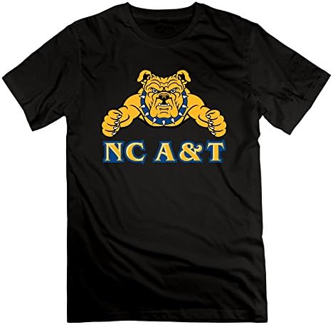 WG Men's Tshirt - Funny NC North Carolina A&amp;T State University Aggies Black Size XL