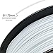 TIANSE PLA Filament 1.75mm PLA 3D Printer Filament, 1kg Cardboard Spool (2.2 lbs), Dimensional Accuracy +/- 0.03mm (White 1-Pack)