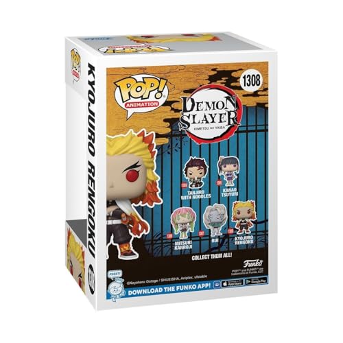 Funko POP! Animation: Demon Slayer - Kyojuro Rengoku - Collectable Vinyl Figure - Gift Idea - Official Merchandise - for Kids & Adults - Anime Fans - Model Figure for Collectors and Display