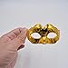 Yiseng Mini Masquerade Masks Party Decorations 10pcs Set Small Venetian Masks Mardi Gras Novelty Gifts (Gold Color)