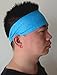 3PACK Women Sports Headband/Non-Slip Sweatband Hairband for Cycling/Running/Walking for Men Girls Boys Teens (Peach Stripe,skey Blue Melange,Grey Melange)