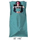 Campstoor Lightweight Warm Roomy Han Cotton Sleeping Bag Liner, Comfortable, for Travel, Youth Hostels, Picnic …