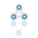 SPINTECH - Omega Tri-Spinner Fidget Toy With Premium Hybrid Ceramic Bearing