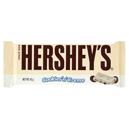The Hershey Company Cookies 'n Crème, 18er Pack (18 x 43 g)