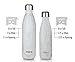 MIRA Vacuum Insulated Travel Water Bottle | Leak-Proof Double Walled Stainless Steel Cola Shape Sports Water Bottle | No Sweating, Keeps Your Drink Hot & Cold | 25 Oz (750 ml) (White Granite)