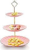 CofeLife 3 Tier Ceramic Cake Stand - Elegant