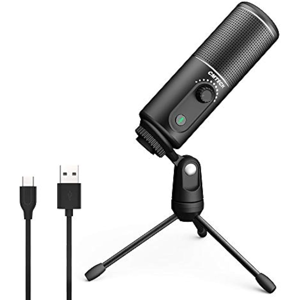 USB Computer Microphone,CMTECK XM520 Recording For PC Laptop,Desktop