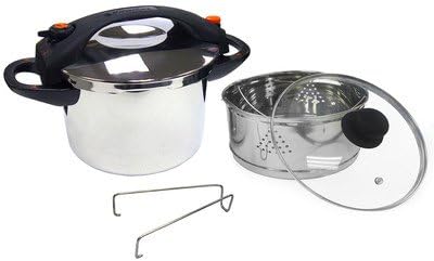 5 Piece 8-Quart Pressure Cooker Set