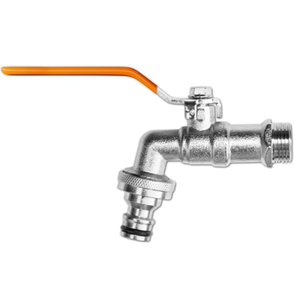 Outlet Valve with Ball Valve, Male Thread 1/2 Inch