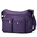 Women Travel Purple Crossbody Bag Messenger Bag Lightweight Water Resistant Shoulder Bag