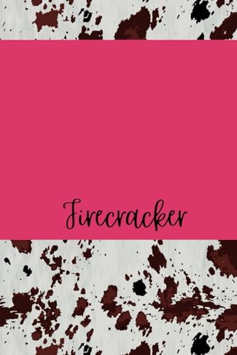 Firecracker: Cowgirl Notebook: Saddle up and let your creativity run wild!
