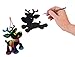 Fun Express Magic Color Scratch Reindeer Christmas Ornaments (24 Pcs) - Crafts for Kids & Ornament Crafts