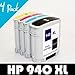 Remanufactured HP 940 XL Ink Set Cartridge For Officejet 4 Pack