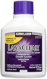 Kirkland LaxaClear, 30 Daily Doses, Polyethylene Glycol 3350, Compare to Miralax Active Ingredient (1 pack - 30 doses) Net Wt. 17.9 oz (510g)