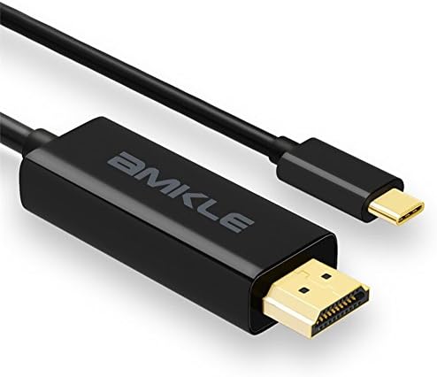 USB Type C to HDMI Cable, 5.9 Feet Support 4K/30Hz Type C 3.1 to HDMI Cable Adapter Male to Male for Type C Devices