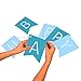 Wartoon Happy Birthday Banner Bunting Kit, Paper Pom Poms flowers Ball with Hanging Party Decorations Banner flags for Birthday Party Decorations (Blue1)