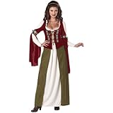 California Costumes Maid Marian Dress, Red/Olive, X-Large Costume