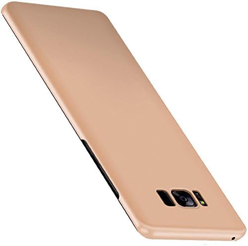 Galaxy S8 Plus Case Ultra Slim [Perfect Fit]Samsung Galaxy S8 Plus Case Anti-Slip Matte Coating Excellent Grip Thin Hard Protective PC Cover for Samsung Galaxy s8 Plus-Gold