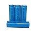ON THE WAY®4Pcs 14500 2000mAh 3.7V Li-ion Lithium Rechargeable Battery AA Batteries For Led Flashlight Torch(Blue)