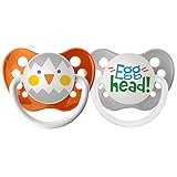 Ulubulu Holiday Pacifier, Easter Chicken and Egg Head, 6-18 Months