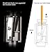 Electric Pencil Sharpener - Rechargeable Pencil Sharpener with USB or Battery Operated for Kids, Artist, Student, Professionals (Batteries not Included) (2 Holes(6-8mm & 9-12mm))