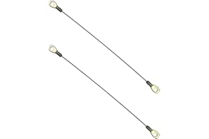 ANGREBUILD 2 Pcs 53045-1065 Tail Gate Cable For Kawasaki Mule 3000 3010 3020 Tailgate Hook 2001 2002 2003