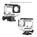 Waterproof Dive Housing Case for GoPro Hero 4, GoPro Hero 3 and GoPro Hero 3+ Action Camera - Up to 40 Meters (131 feet) Underwater -Transparent Clear